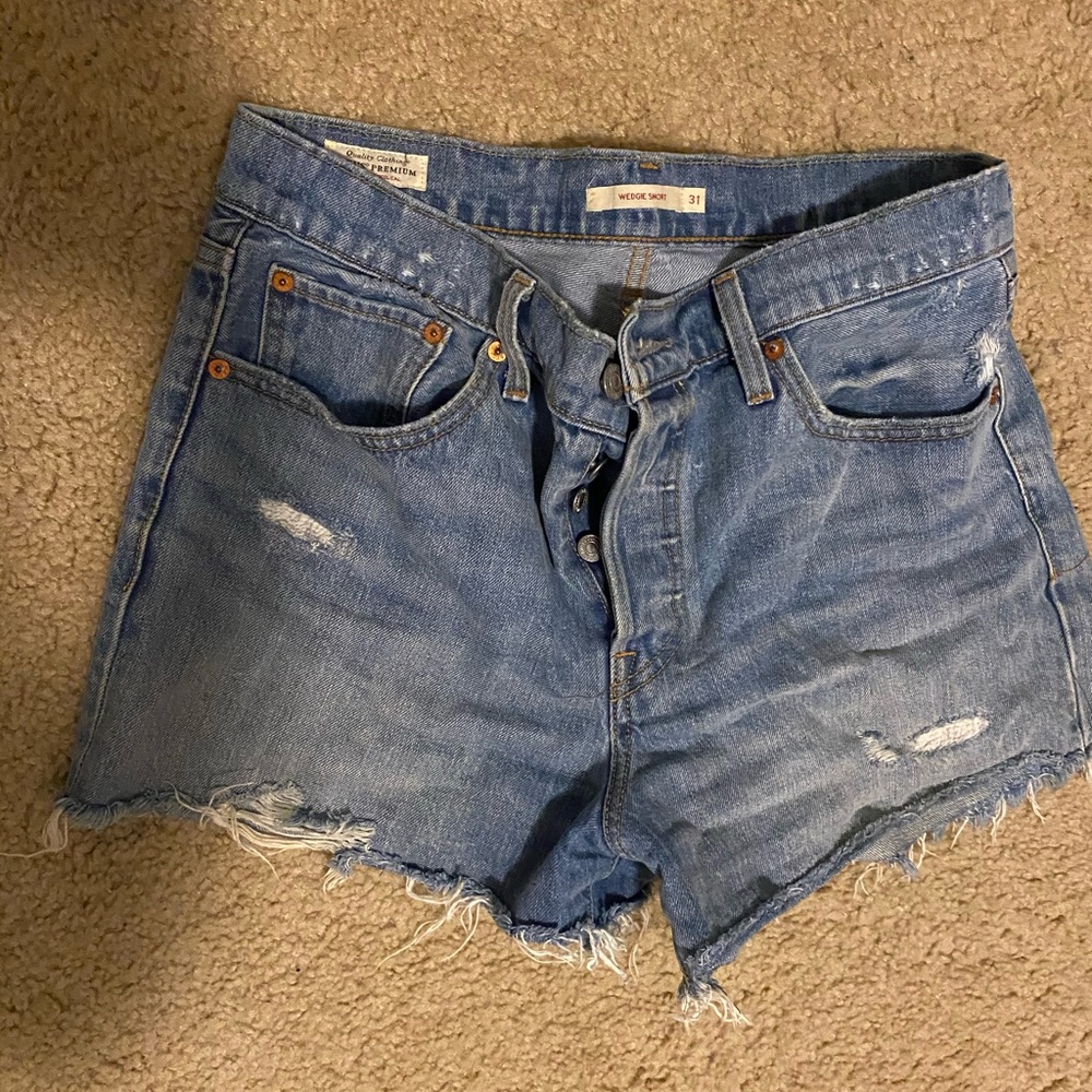 Levi’s High Waisted Shorts